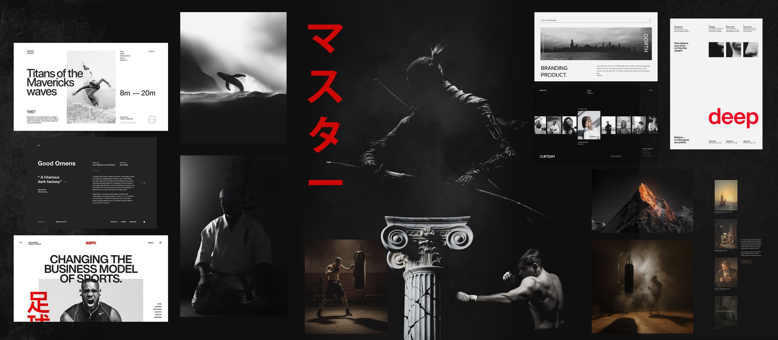 Creative direction: Eastern martial arts next to Swiss minimalism